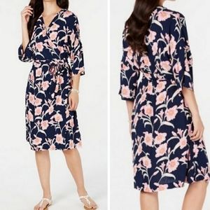 NWT Roxy Kimono Wrap Midi Dress Size L